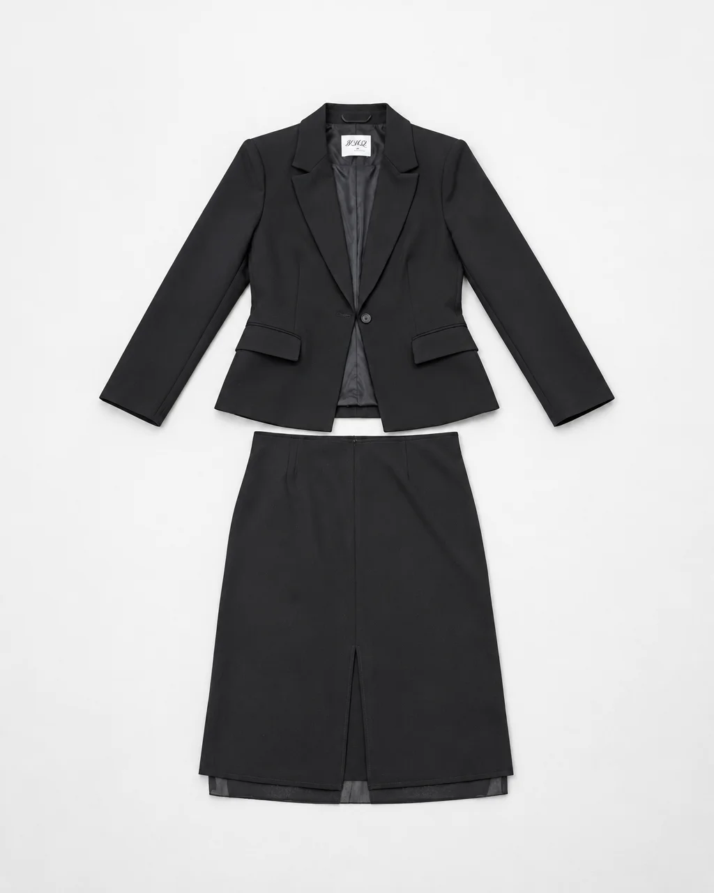 Ensemble tailleur veste et jupe midi