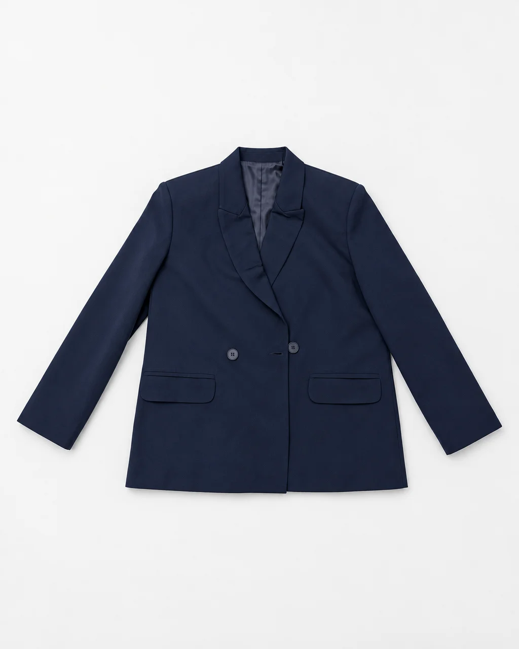 Blazer oversize croisé à col châle/revers